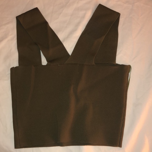Army Green Bandage Top - Picture 2 of 3